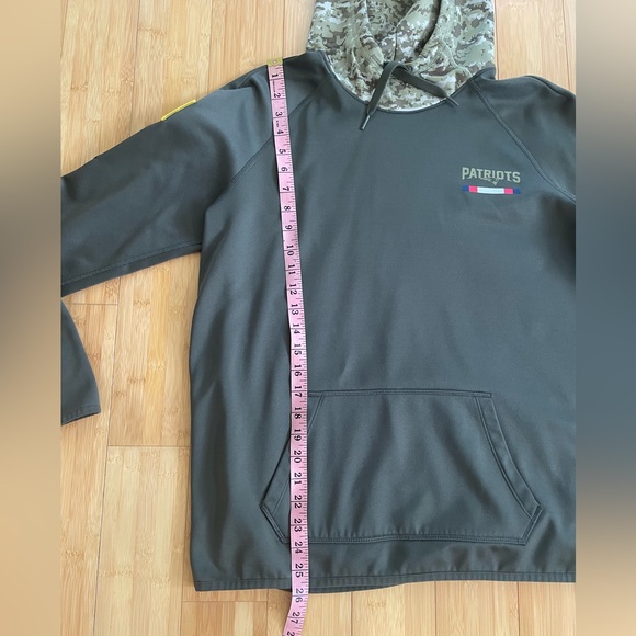 Nike Dr-Fit New England Patriots Salute to Service Performance Hoodie Large - Picture 12 of 14